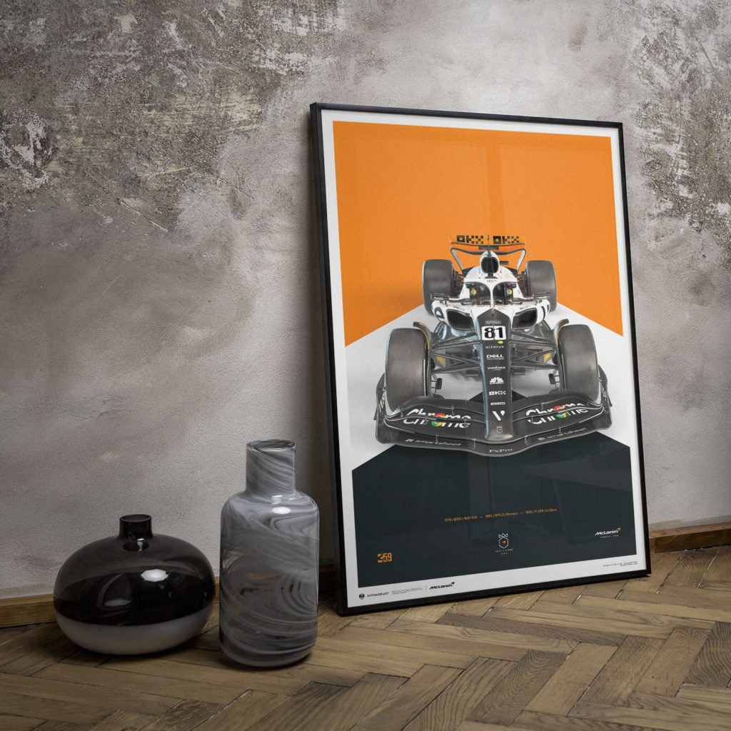 McLaren Formula 1 Team Oscar Piastri The Triple Crown Livery 60th