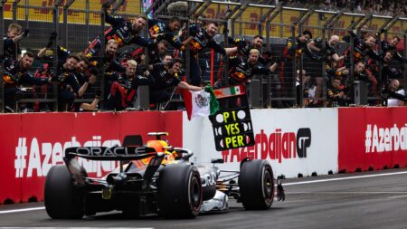 2023 Azerbaijan GP race report: Perez has all the answers in ‘intense’ battle for win