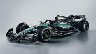 2025 Mercedes F1 car launch: W16 revealed ahead of Bahrain shakedown