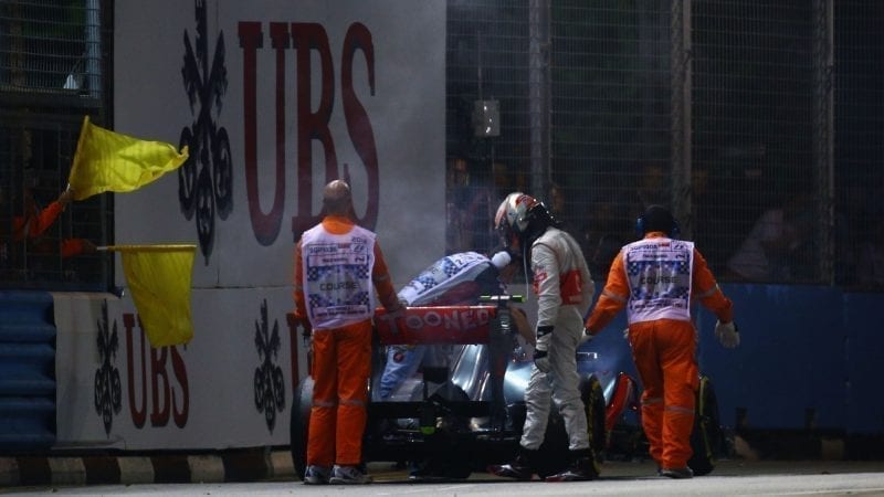 Lewis Hamilton, 2012 Singapore GP