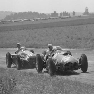 1951 French Grand Prix Gonzalez and Farina