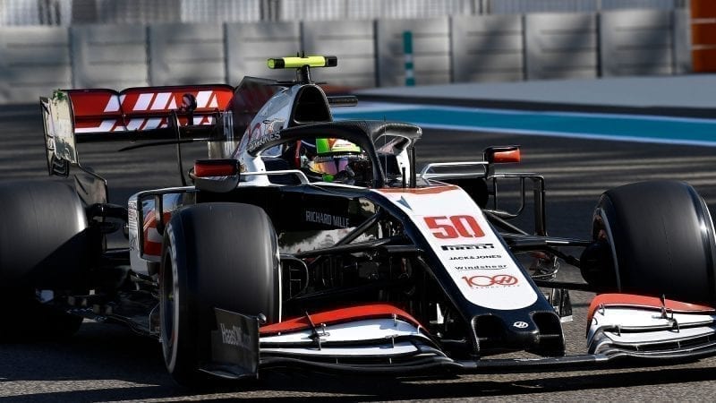 Mich Schumacher Haas Abu Dhabi 2020