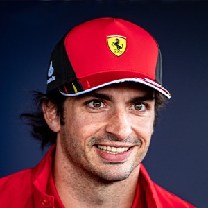 Carlos Sainz 2022 Ferrari headshot