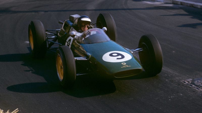Jim Clark at the 1963 Monaco Grand Prix