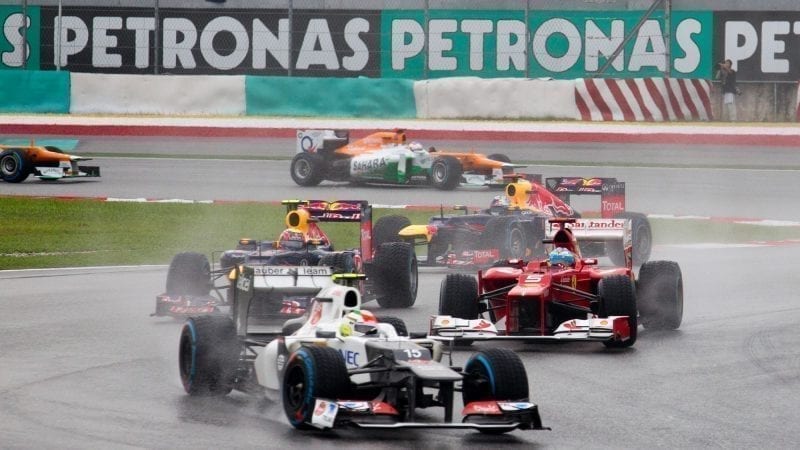 Sergio Perez 2012 Malaysian Grand Prix