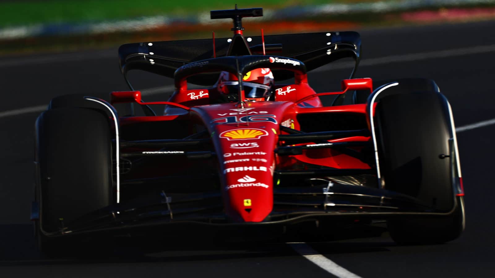 Charles Leclerc in the 2022 Australian GP