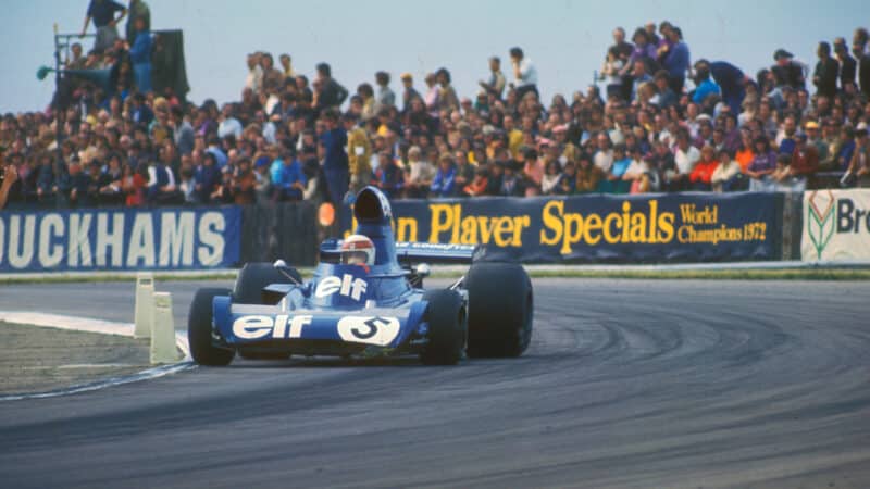 Jackie Stewart in 1973 British Grand Prix