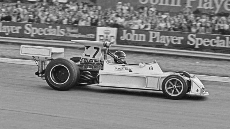 James Hunt in 1973 British Grand Prix