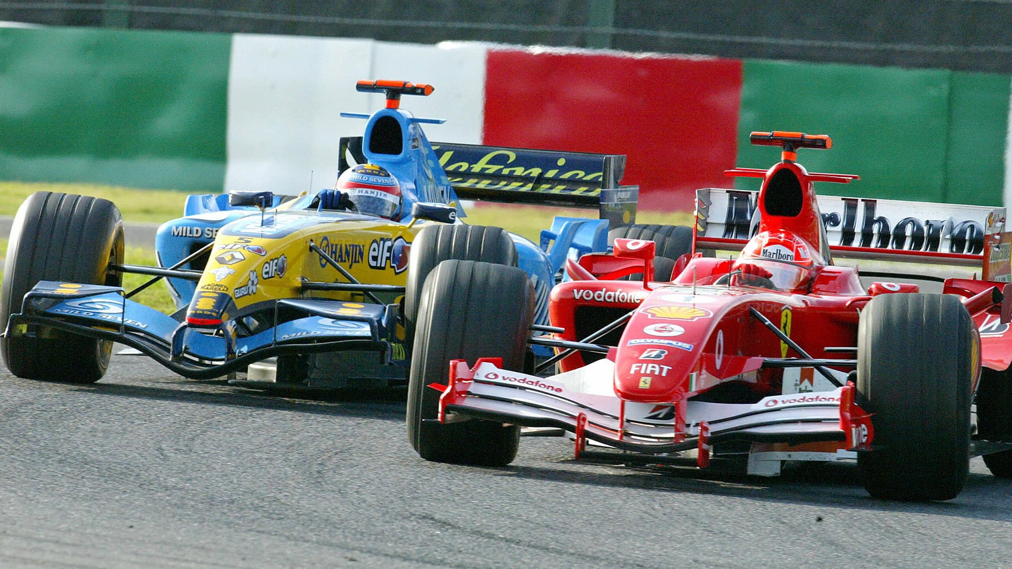 Fernando Alonso, Michael Schumacher 2005 F1