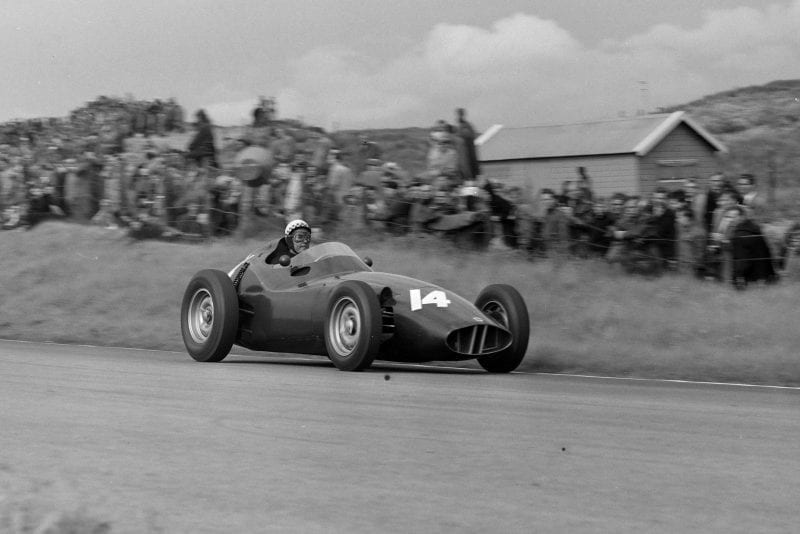 Jean Behra in his BRM P25.