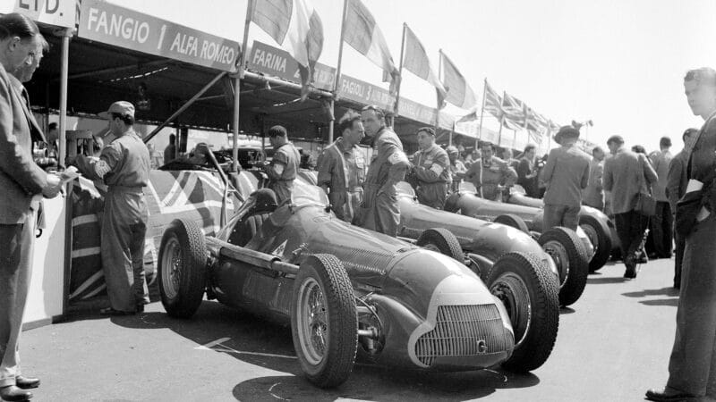 1950 British Grand Prix Alfa Romeo