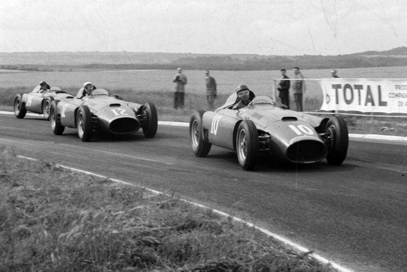 Castellotti leads Fangio and Collins