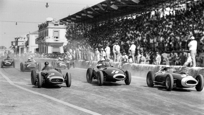 1957 Pescara GP F1 start