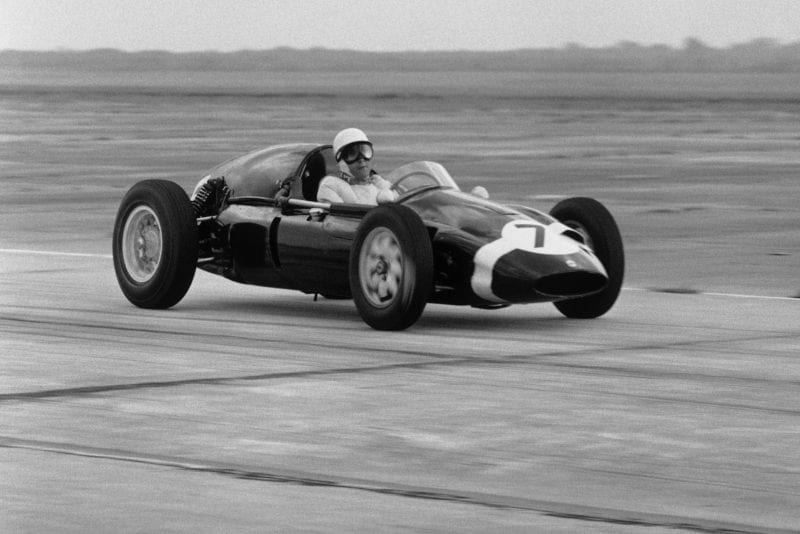 Stirling Moss in his Cooper T51 Climax.