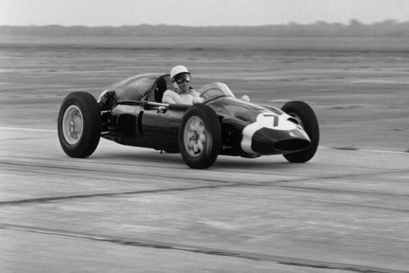 Stirling Moss in his Cooper T51 Climax.