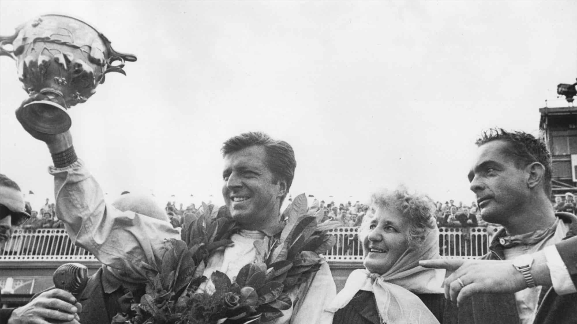 1961 British GP WOlfgang Von Trips Phil Hill Ferrari