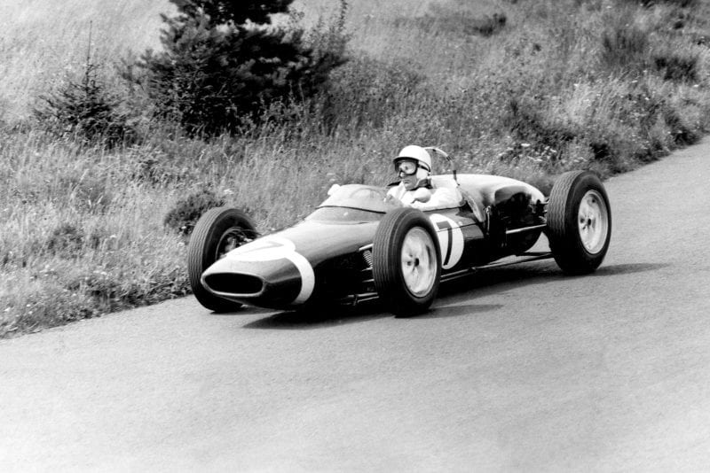 Stirling Moss in his Lotus 18/21-Climax.