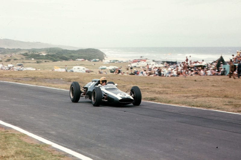 Tony Maggs in his Cooper Climax