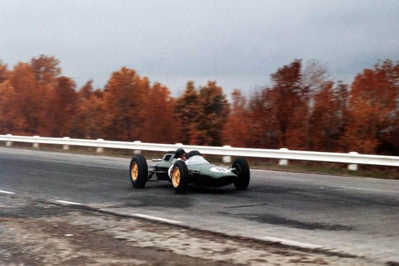 Jim Clark in his Lotus 25