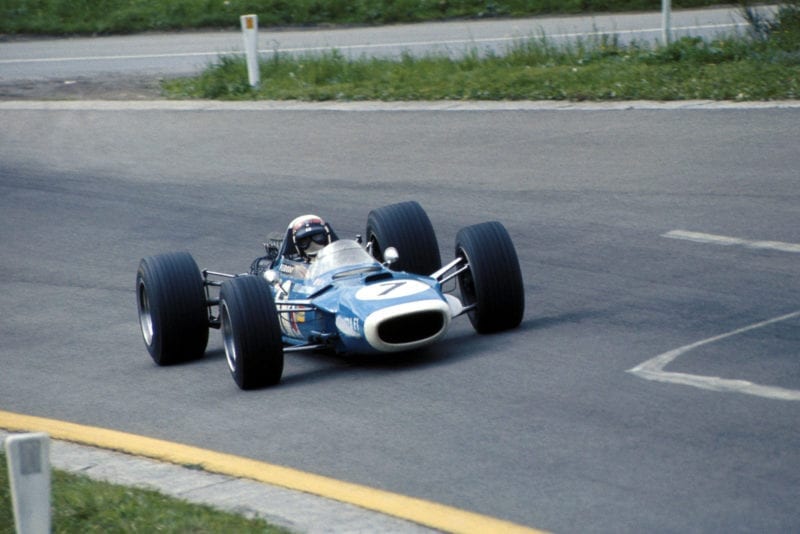Jackie Stewart (GBR) Matra Cosworth MS10, finished the race in fourth place. Formula One World Championship, Rd4, Belgian Grand Prix, Spa-Francorchamps, Belgium, 9 June 1968.
