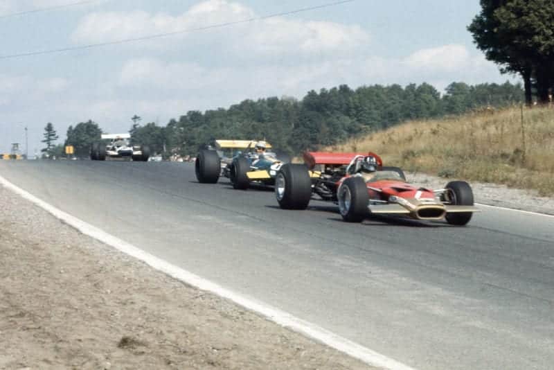 Graham Hill at the 1969 Canadian Grand Prix