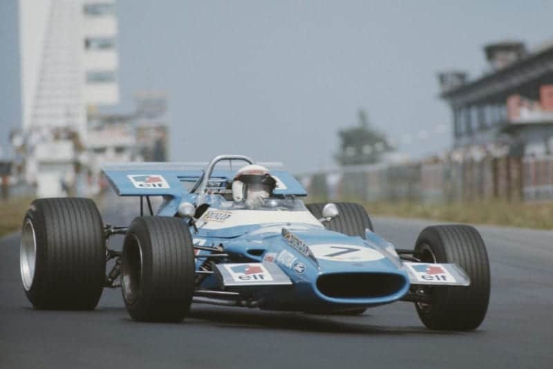 Jackie Stewart in his Matra at the 2969 German Grand Prix