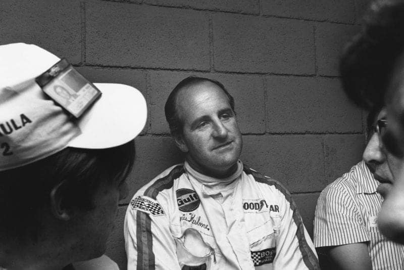 Denny Hulme recuperates after winning the 1969 Mexican Grand Prix