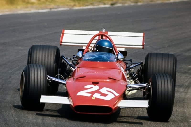 Jacky Ickx in his Ferrari at the 1970 Dutch Grand Prix