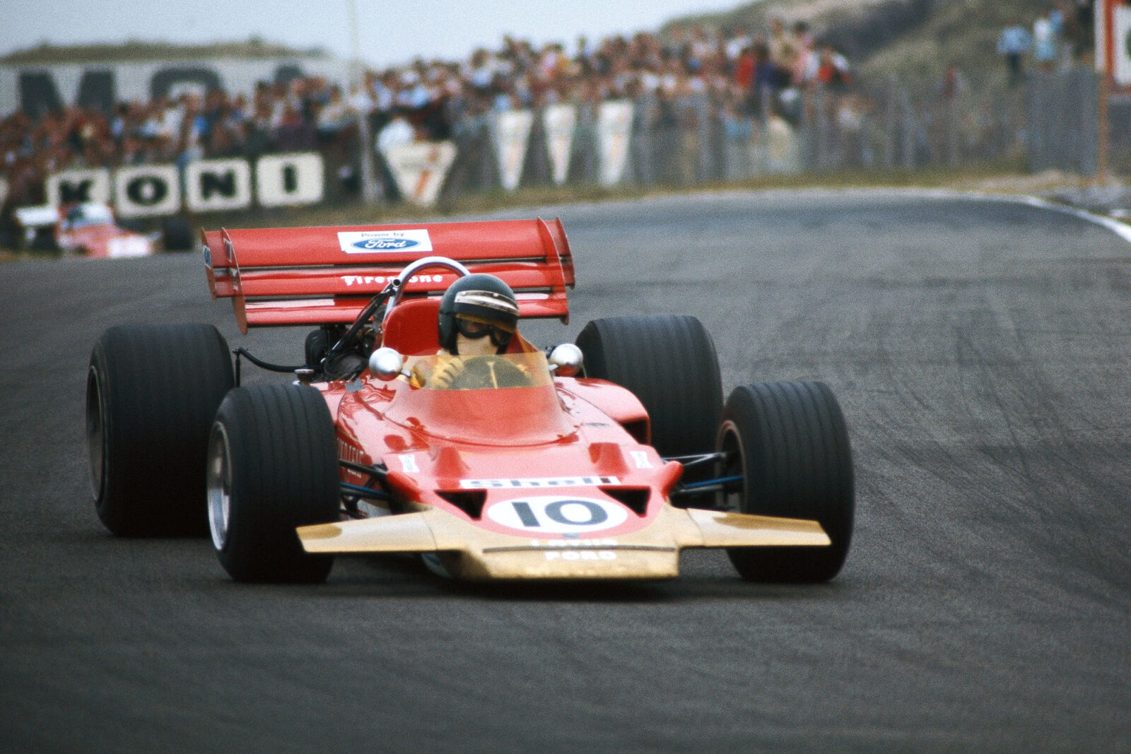 Jochen RIndt in his Lotus at the 1970 Dutch Grand Prix