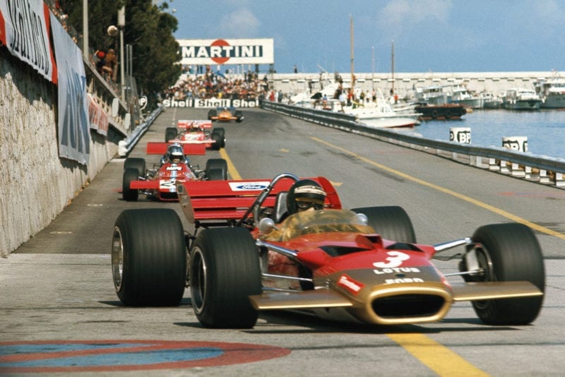 Jochen Rindt leads the pack