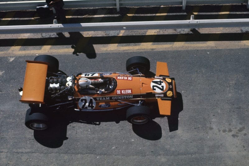 Peter Klerk in his Brabham at the South African Grand Prix