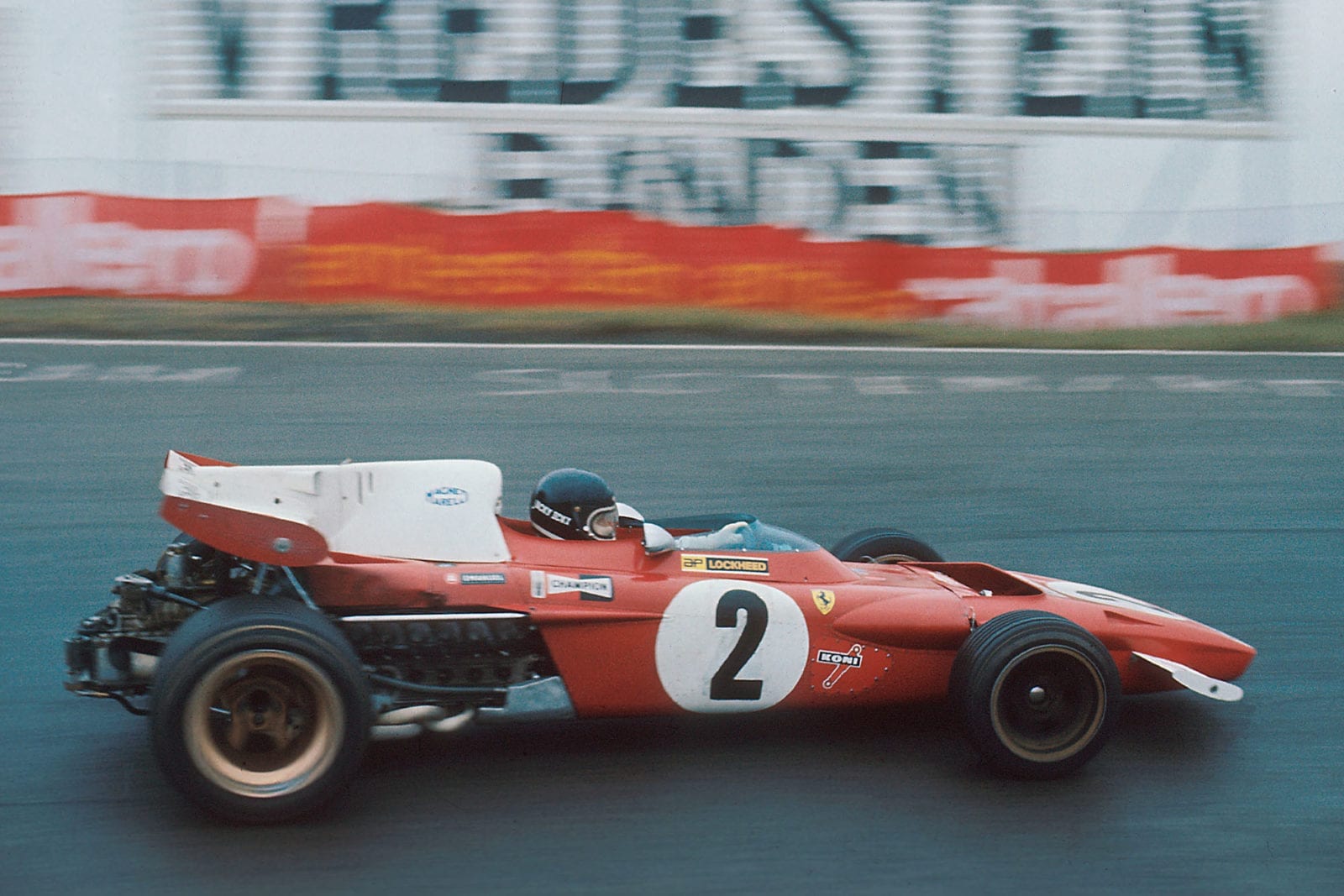 Jacky Ickx driving for Ferrari at the 1970 Dutch Grand Prix