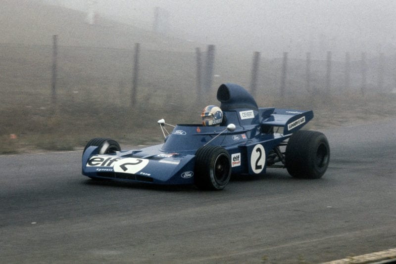 Francois Cevert driving for Tyrrell at the 1972 Canadian Grand Prix