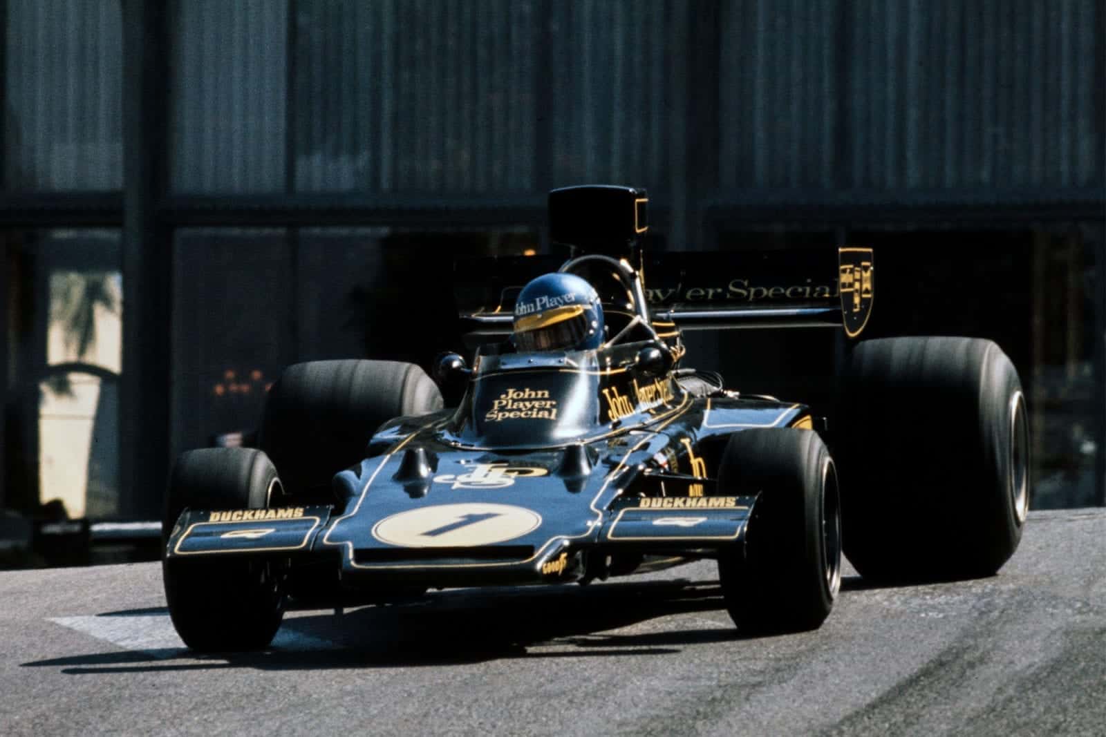 Ronnie Peterson (Lotus) during the 1974 Monaco Grand Prix