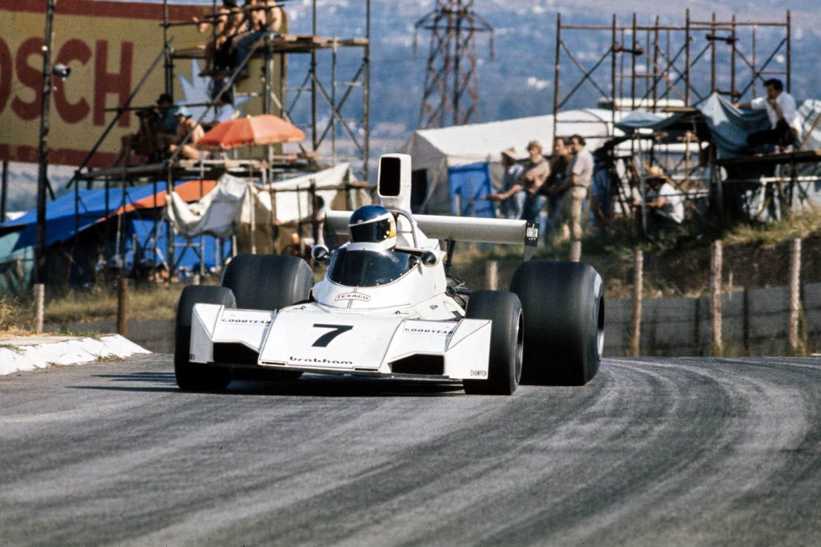 Carlos Reutemann driving for Brabham at the 1974 South African Grand Prix, Kyalami.