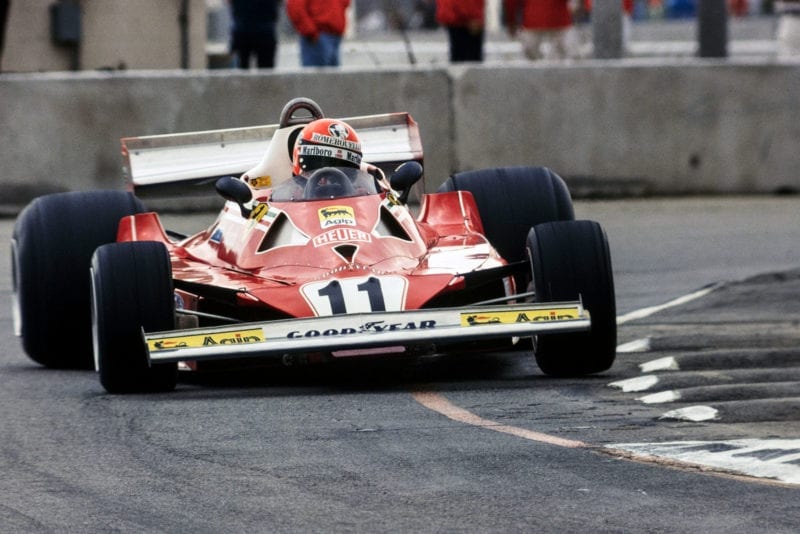 Niki Lauda (Ferrari), United States Grand Prix West, Long Beach.