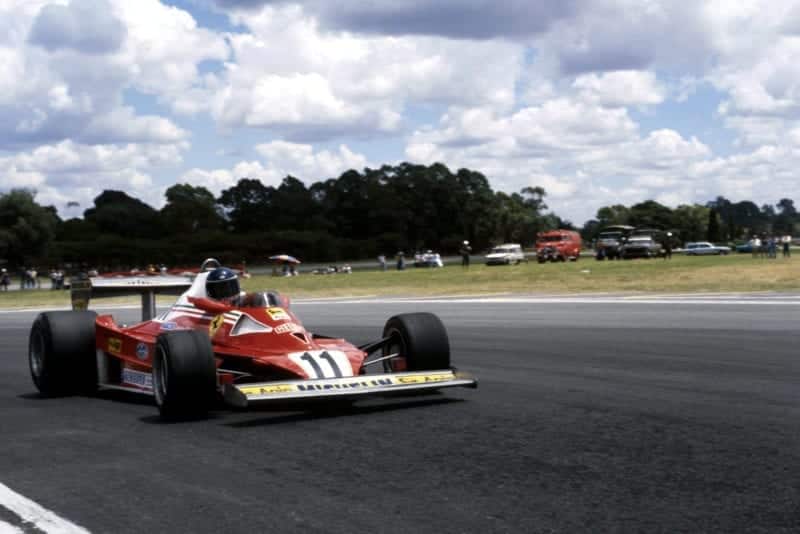 Carlos Reutemann (Ferrari) driving at the 1978 Argentine Grand Prix, Buenos Aires.