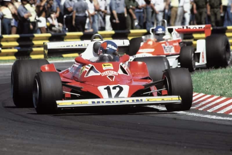 Gilles Villeneuve (Ferrari) at the 1978 Argentine Grand Prix, Buenos Aires.