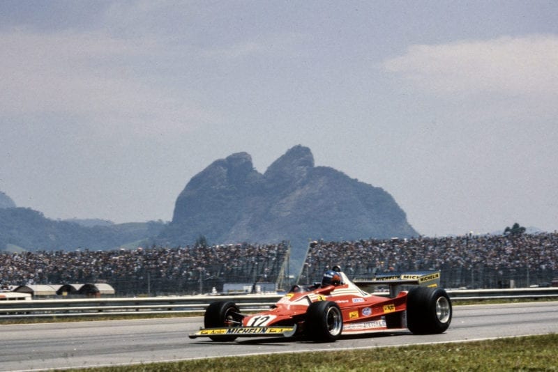 Gilles Villeneuve (Ferrari), 1978 Brazilian Grand Prix, Jacarepagua.