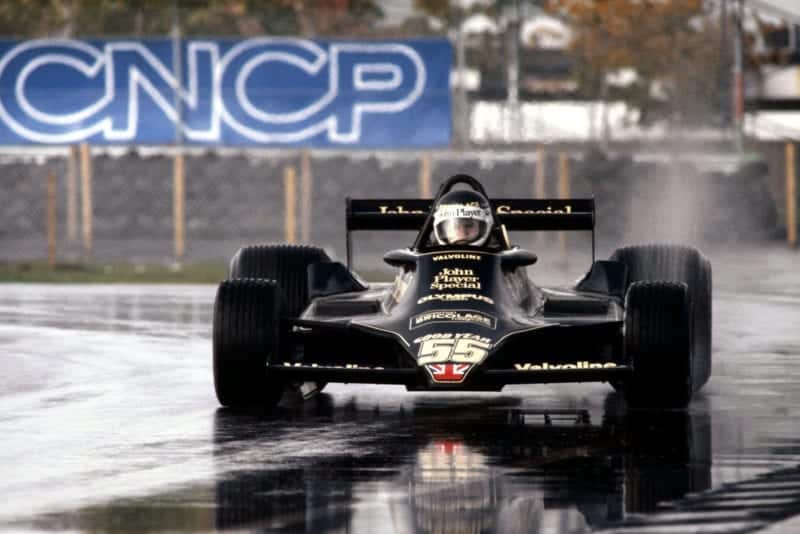 Jean-Pierre Jarier (Lotus) driving for Lotus at the 1978 Canadian Grand Prix, Montreal.