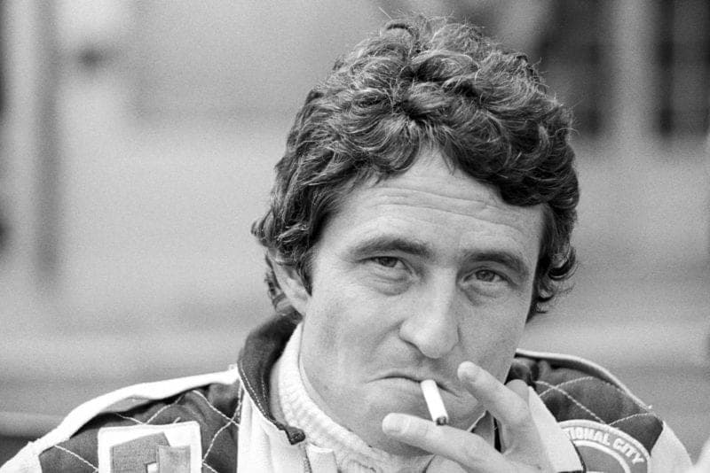 Patrick Depailler (Tyrrell) enjoys a cigarette at the 1978 Monaco Grand Prix.