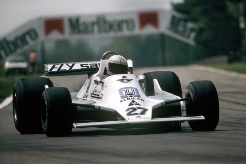 Alan Jones (WIlliams) at the 1979 Belgian Grand Prix, Zolder.