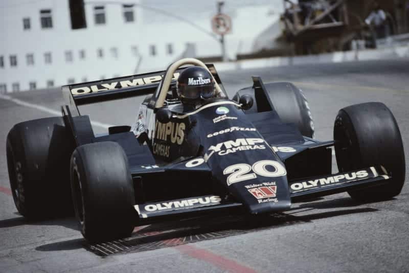 James Hunt (Wolf) at the 1979 United States Grand Prix West, Long Beach