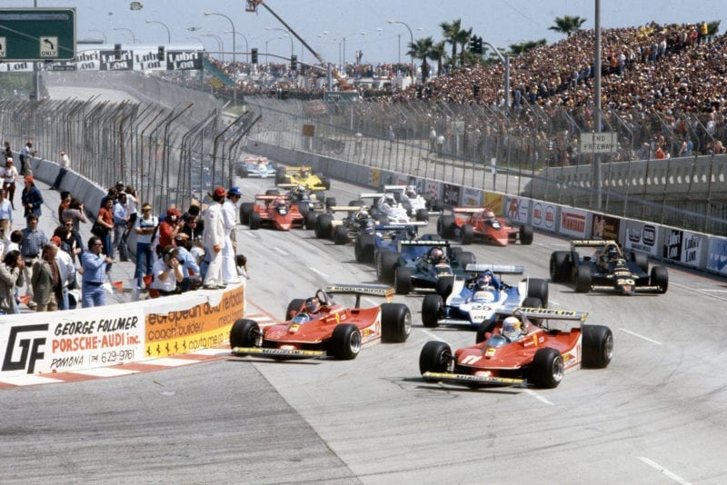 The 1979 United States Grand Prix West gets underway at Long Beach.