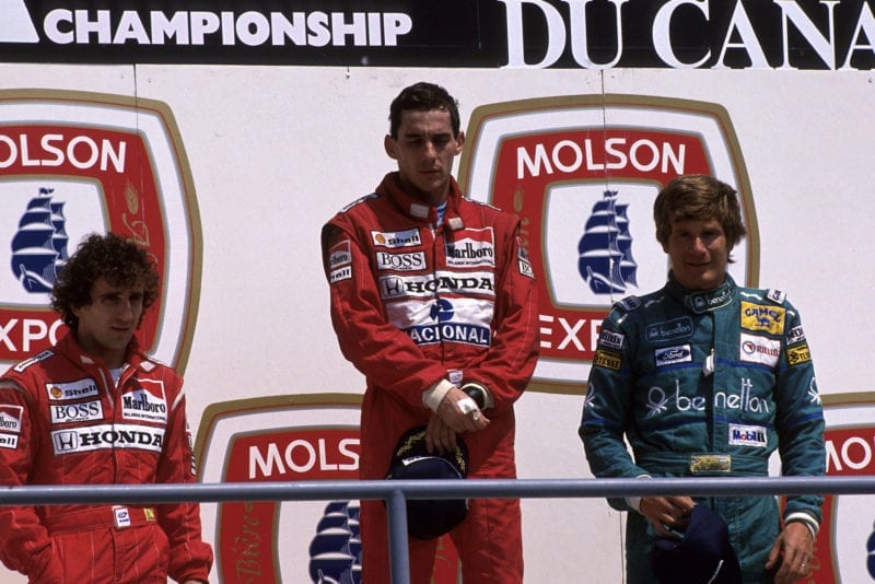 1988 CAN GP podium