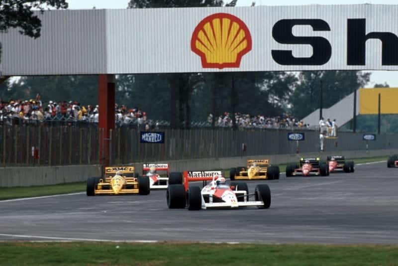 1988 Mexican GP start