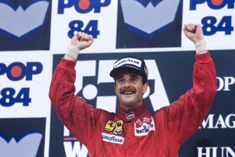 1989 HUN GP podium