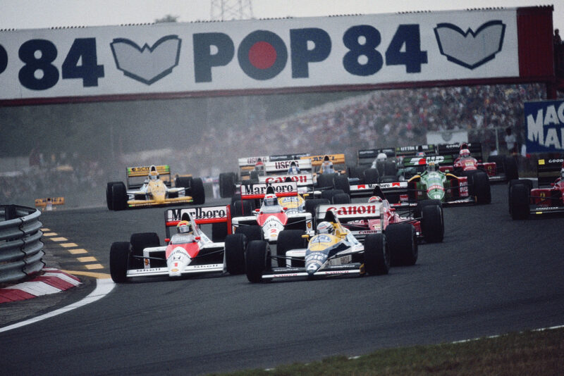 1989 HUN GP start