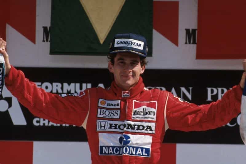 1989 Mex GP podium