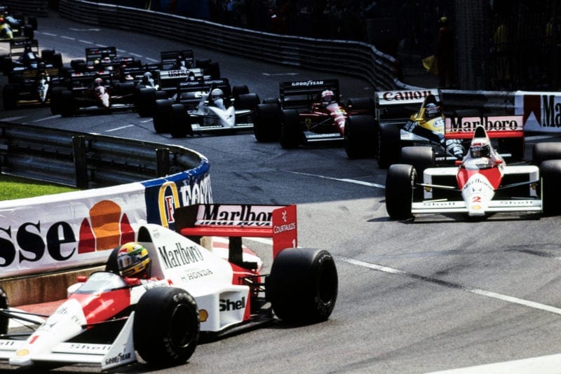 1989 Monaco GP start